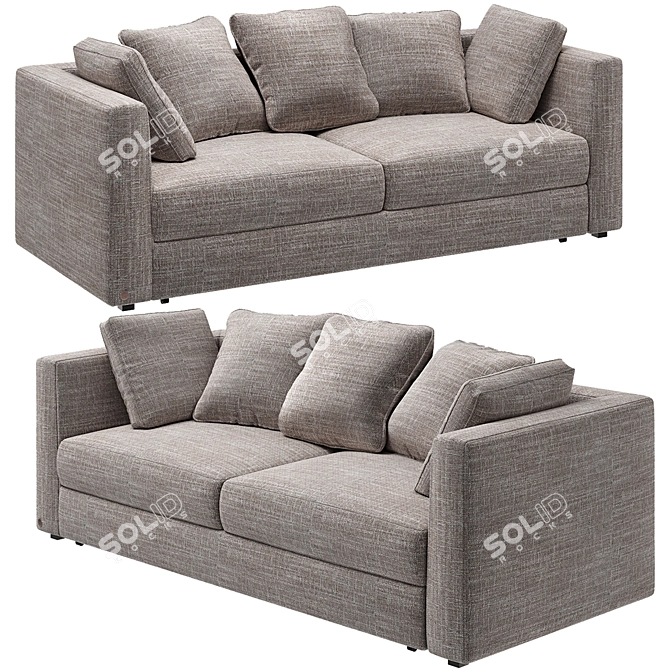 OM Rikkardo: Stylish Sofa by TANAGRA 3D model image 6