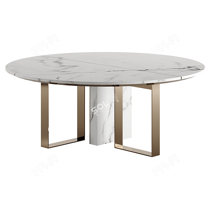 Fendi Prisme Lite 2022.1 Marble Table 3D model image 1