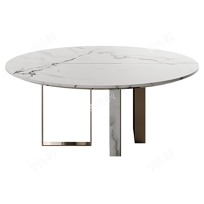 Fendi Prisme Lite 2022.1 Marble Table 3D model image 6