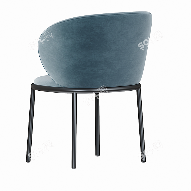 Sleek Desalto Mun Chair: Modern Design Icon 3D model image 6