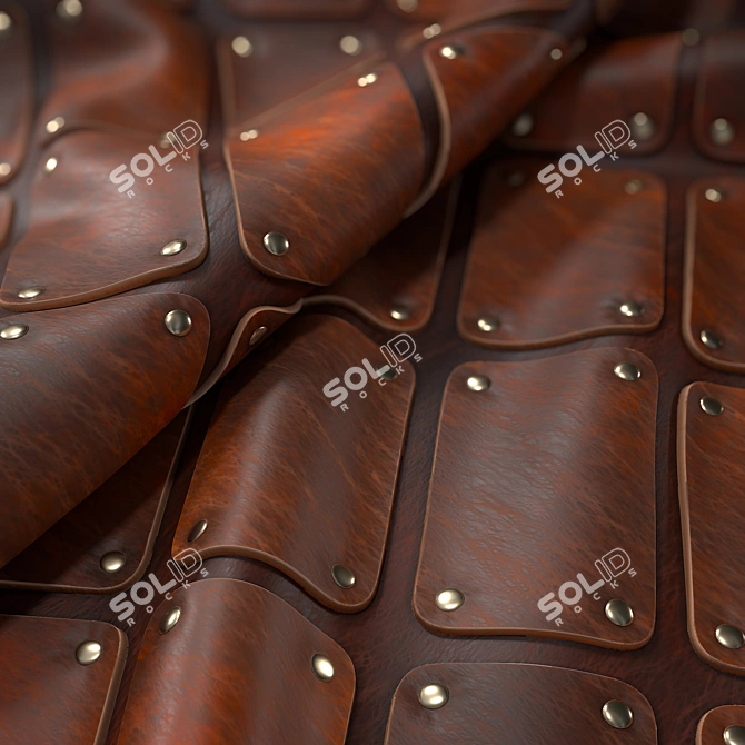 Ultimate Leather Armor Material | 4K Procedural 3D model image 3