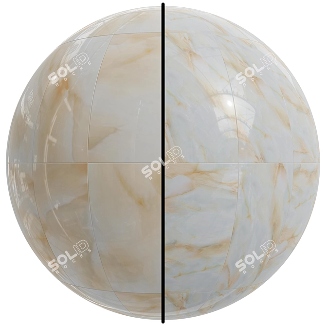 Elegant Fb97 Italian Onyx Marble 3D model image 1