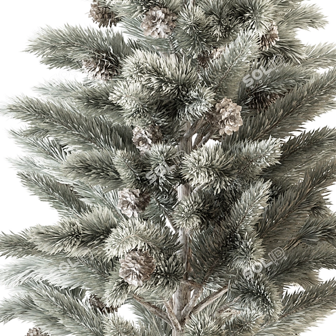 Pine Wonderland: Festive Set 93 3D model image 4