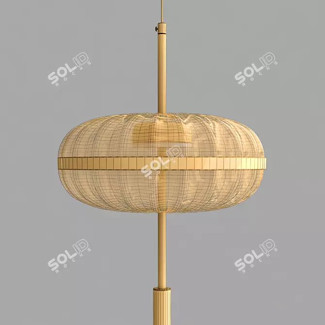 Modern Pendant Light Fixture: DONA 3D model image 1