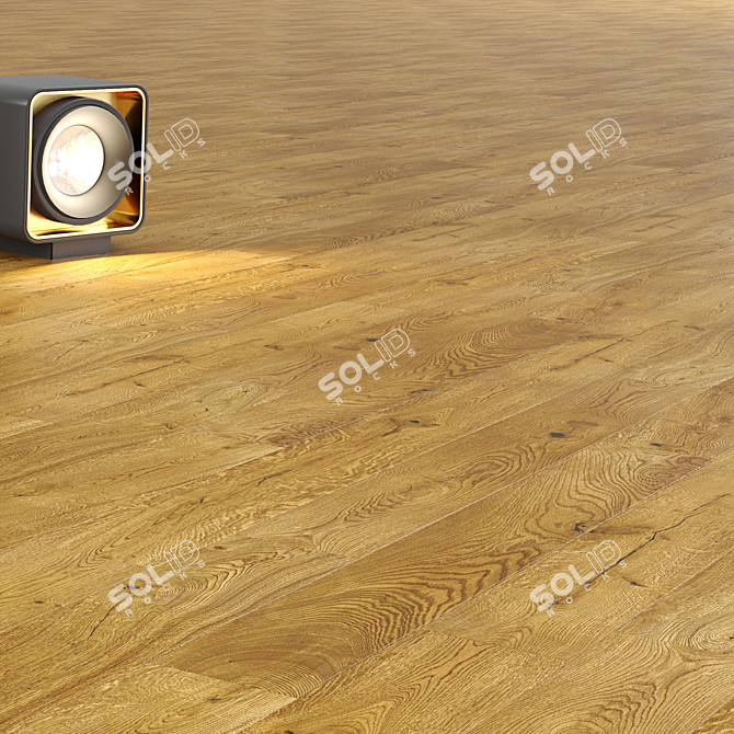 Seamless PBR Parquet Textures 3D model image 3