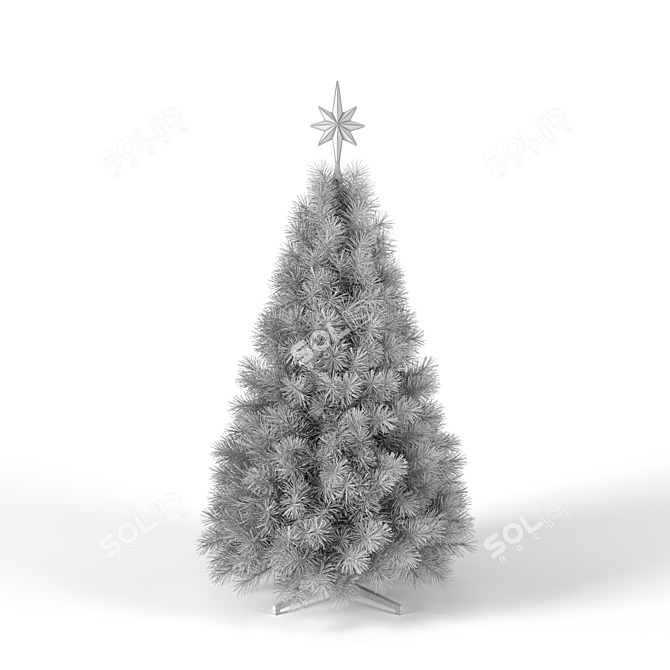 Animated Christmas Tree Set 3D model image 7