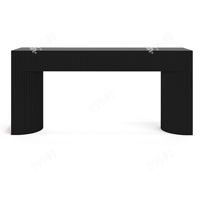 Lava Console Table - 8 Stunning Colors 3D model image 1