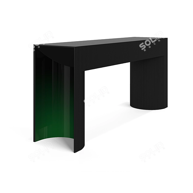 Lava Console Table - 8 Stunning Colors 3D model image 3