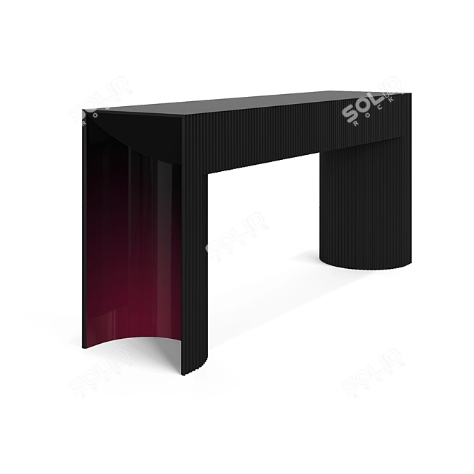 Lava Console Table - 8 Stunning Colors 3D model image 6