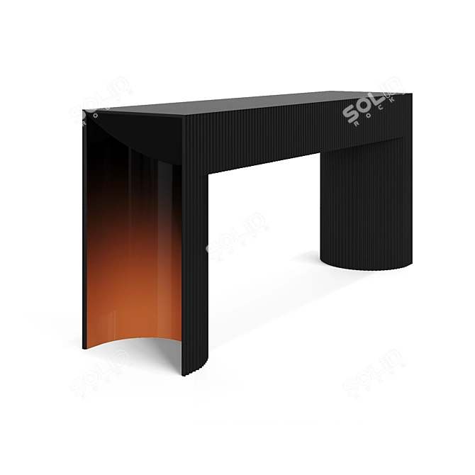 Lava Console Table - 8 Stunning Colors 3D model image 7