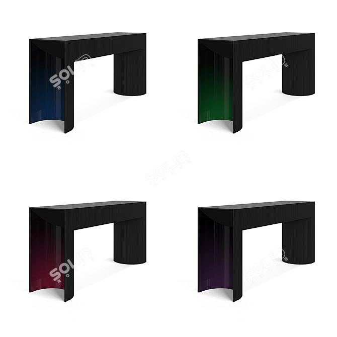 Lava Console Table - 8 Stunning Colors 3D model image 9