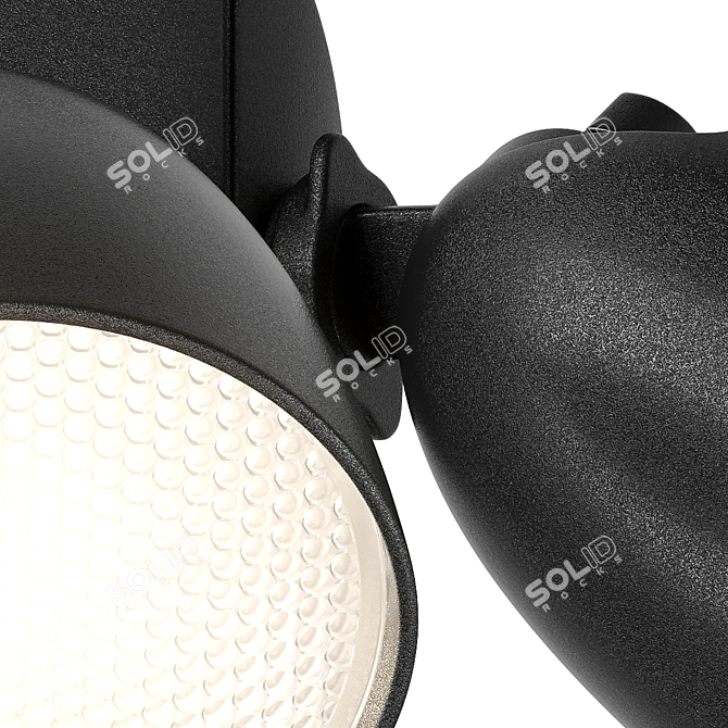 LED Outdoor Wall Light - Diva Lightstar 3D model image 4