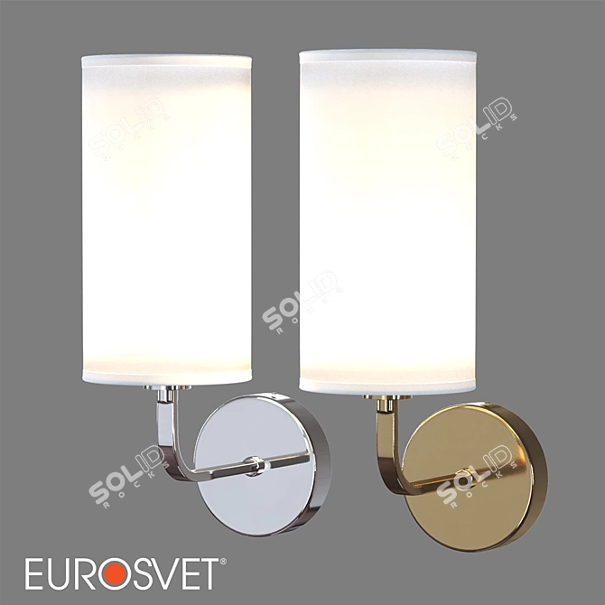 Eurosvet Purezza Wall Lamp: Elegance in Light 3D model image 1