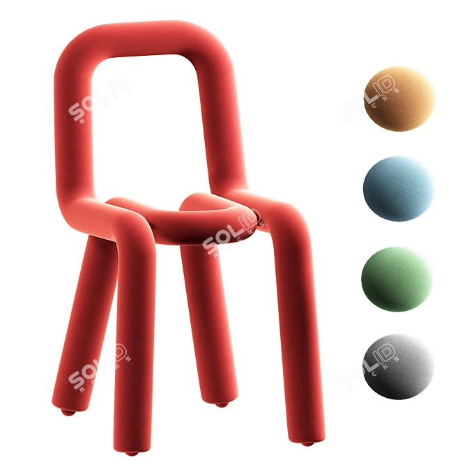  Bold Chair: Striking Design by Big-game 3D model image 1