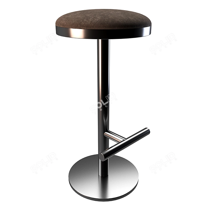 Modern Loft Bar Stool 3D model image 1