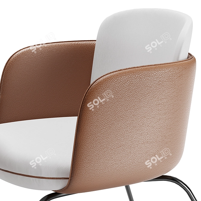 Elegant Coffee Set with Chair | Modern Design 3D model image 2