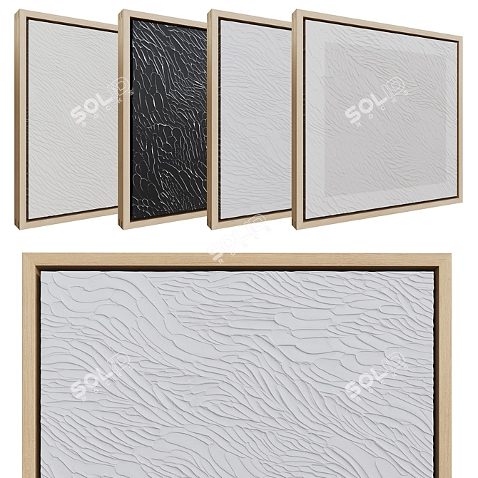 Modern Frame Set: Current Designs 3D model image 2