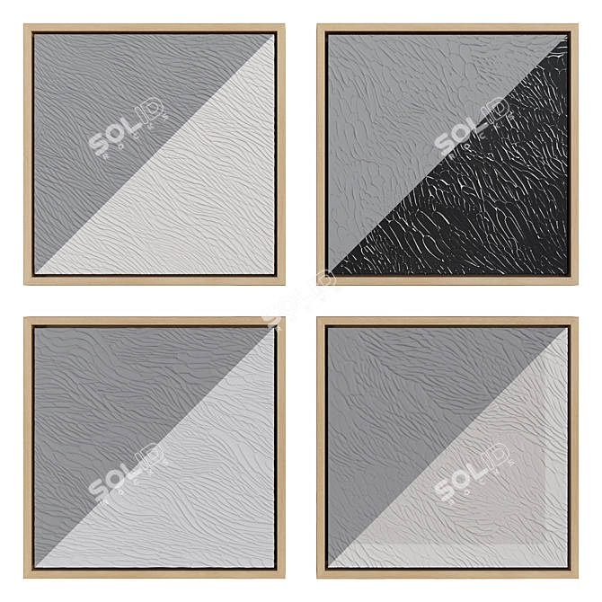 Modern Frame Set: Current Designs 3D model image 3