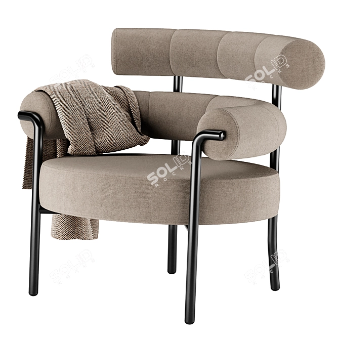 Modern olio Armchair - Designbythem 3D model image 2