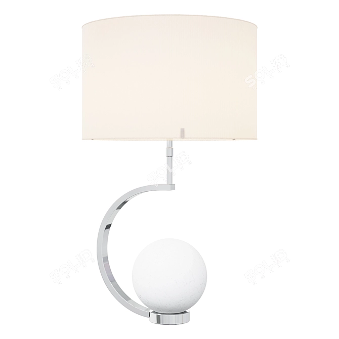 Luigi Marble Table Lamp 3D model image 1