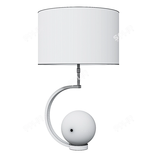 Luigi Marble Table Lamp 3D model image 2