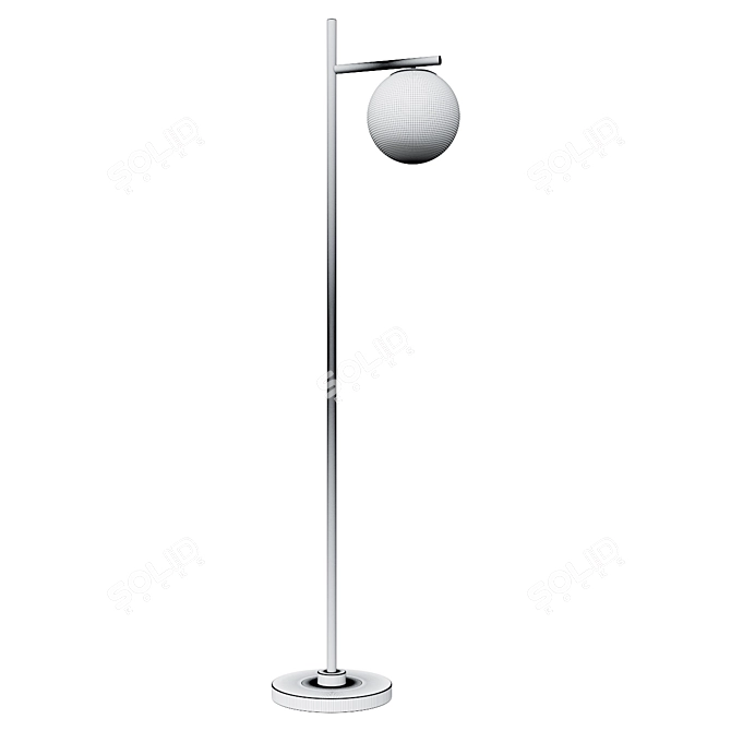 Eichholtz Faloria Brass Alabaster Floor Lamp 3D model image 2