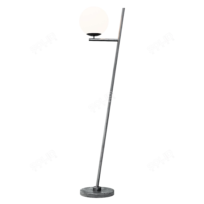 Elegant Bronze Flynn Floor Lamp 3D model image 1