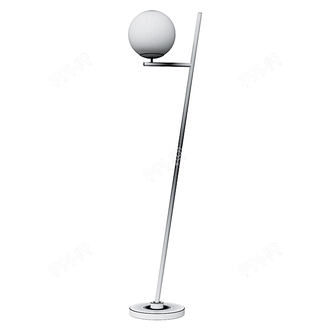 Elegant Bronze Flynn Floor Lamp 3D model image 2