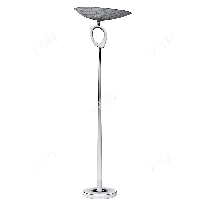 Elegant Celine Floor Lamp 3D model image 2