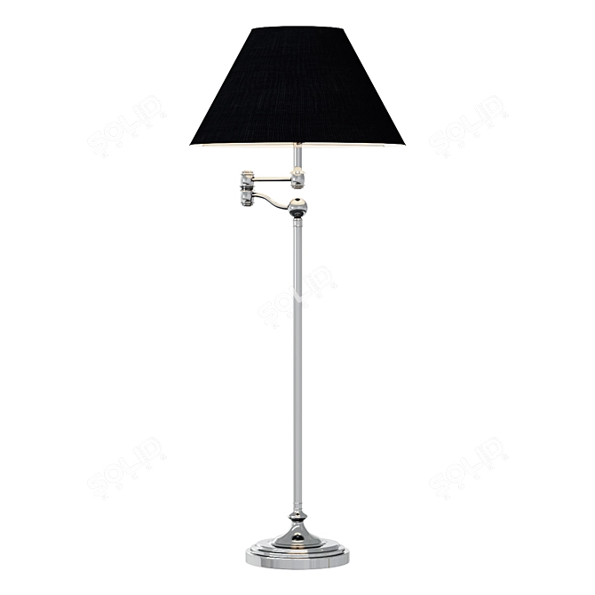 Eichholtz Regis Swing Arm Floor Lamp 3D model image 1