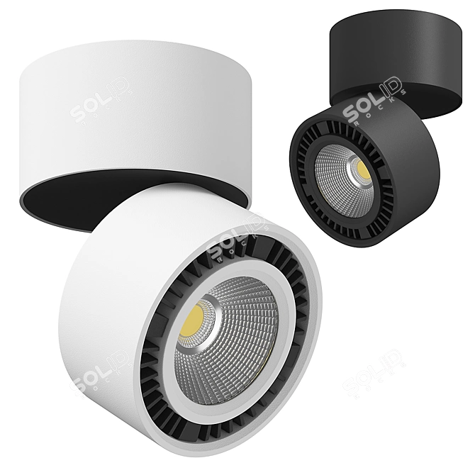 21481X Forte Muro Lightstar: Stylish LED Wall Light 3D model image 2