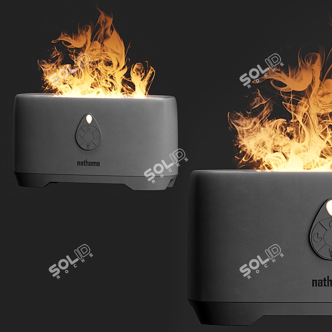 CozyFlame Home Humidifier 3D model image 2