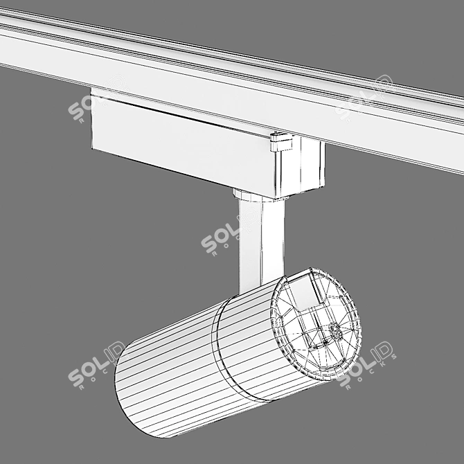 Fuoco Lightstar LED Track Light 3D model image 5