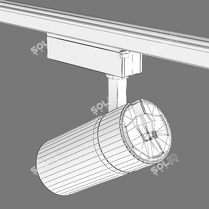 Fuoco Lightstar LED Track Light 3D model image 5