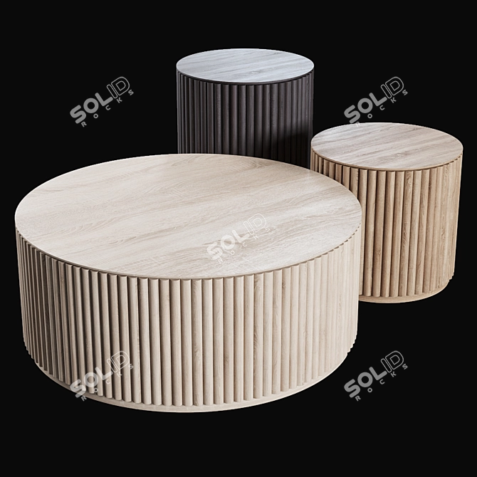 ASPLUND Palais Table Set 3D model image 2