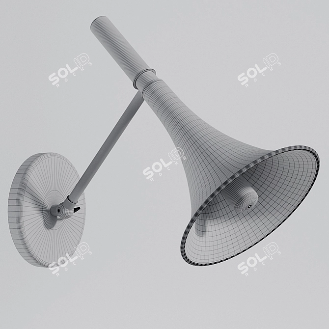 Italamp Baffo 7026/AP: Elegant Wall Lamp 3D model image 5