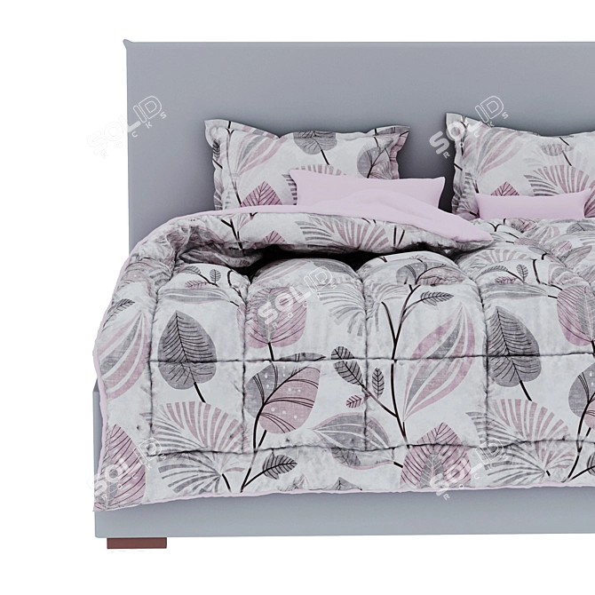 Sherst Grey Slipson Bed 180 3D model image 4