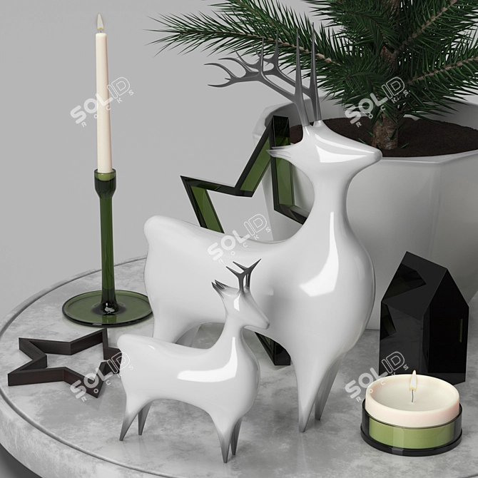 Elegant Decor Set: 3D Max Export 3D model image 3