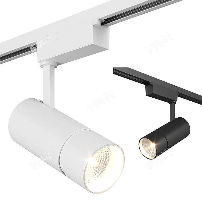 Volta Lightstar LED Track Light 3D model image 1