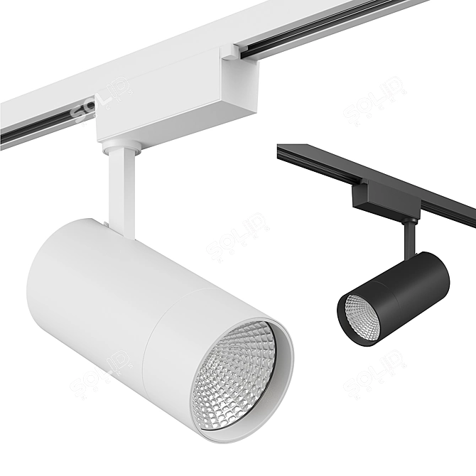 Volta Lightstar LED Track Light 3D model image 2