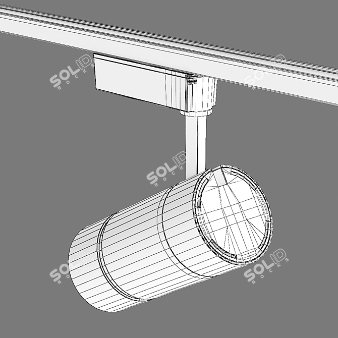 Volta Lightstar LED Track Light 3D model image 5