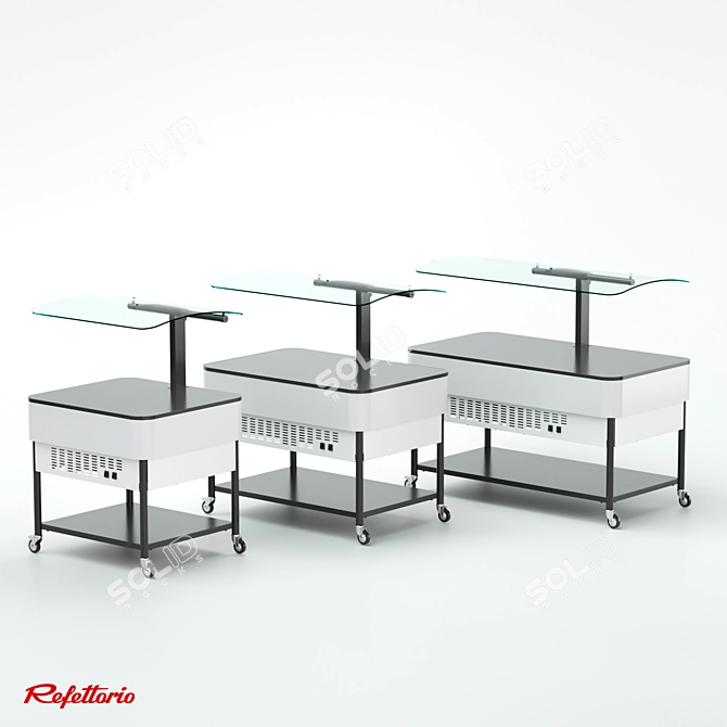 Refettorio RBF2NI Neutral Island | Professional Bar, Cafe, Restaurant Equipment 3D model image 3