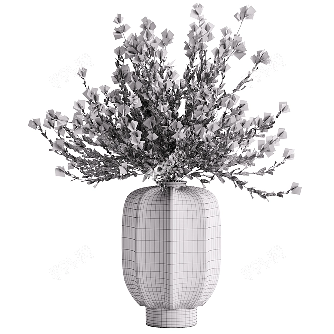 Green Foliage Bouquet 2015 3D model image 5