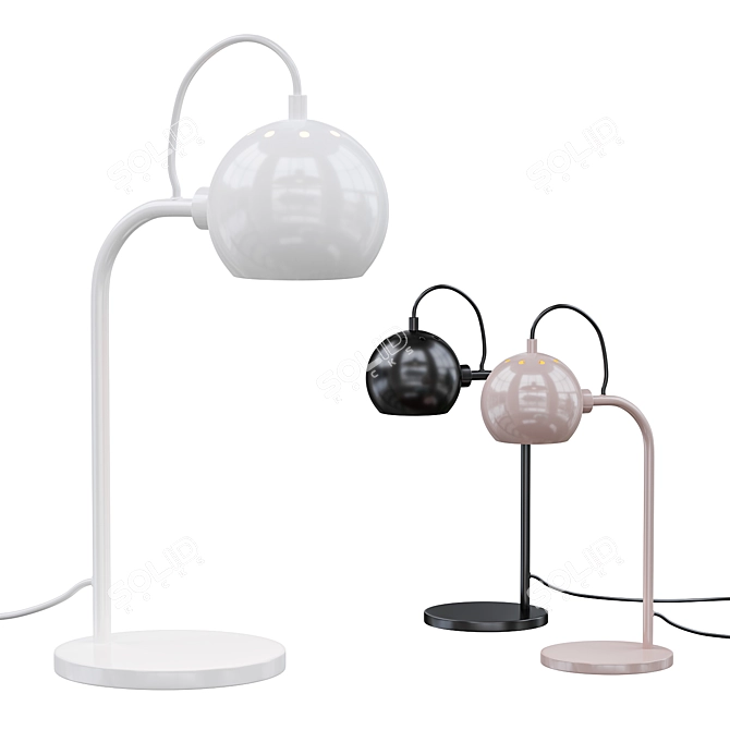 Frandsen Ball Single Table Lamp 3D model image 1