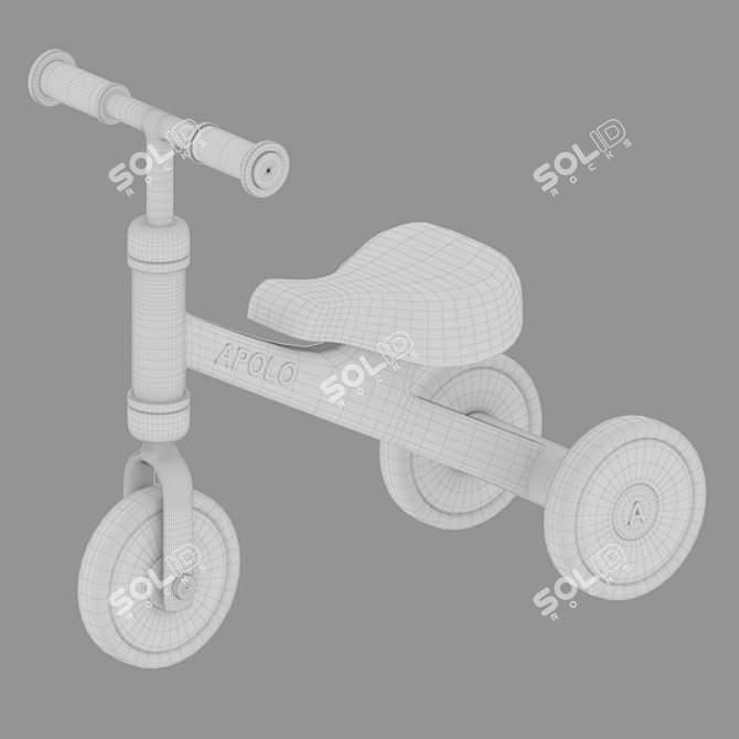 Mini Bike Model Toy 3D model image 2