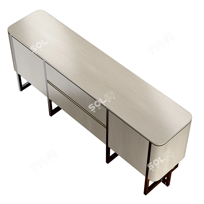 Elegant Mumbai Sideboard - Art. FFU280023AAA 3D model image 3