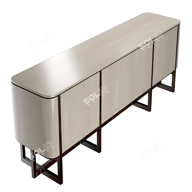 Elegant Mumbai Sideboard - Art. FFU280023AAA 3D model image 4