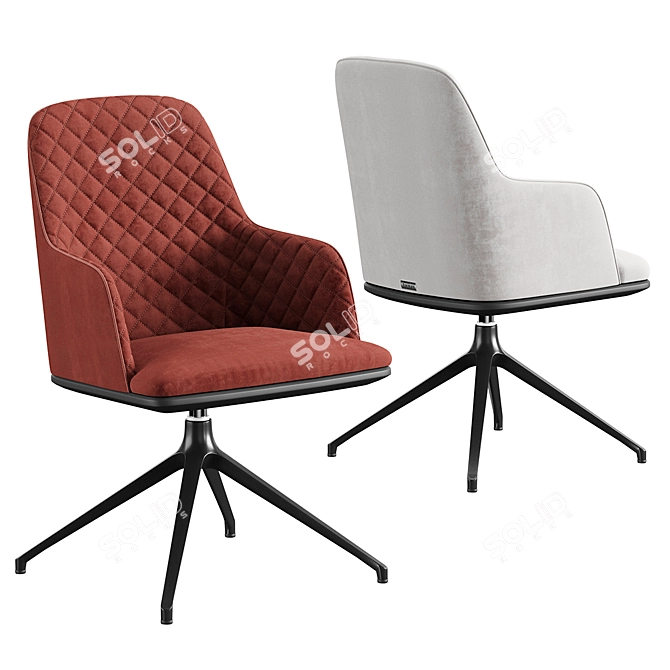 MODERN Office Chair: Stylish and Ergonomic 3D model image 1