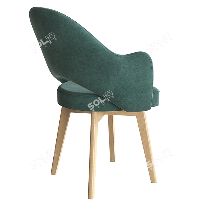 Cleo Massive Compact Chair 3D model image 2