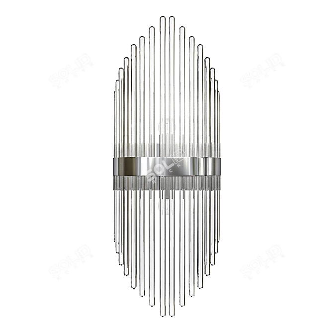 Nimbus Chrome Hanging Lamp 3D model image 1